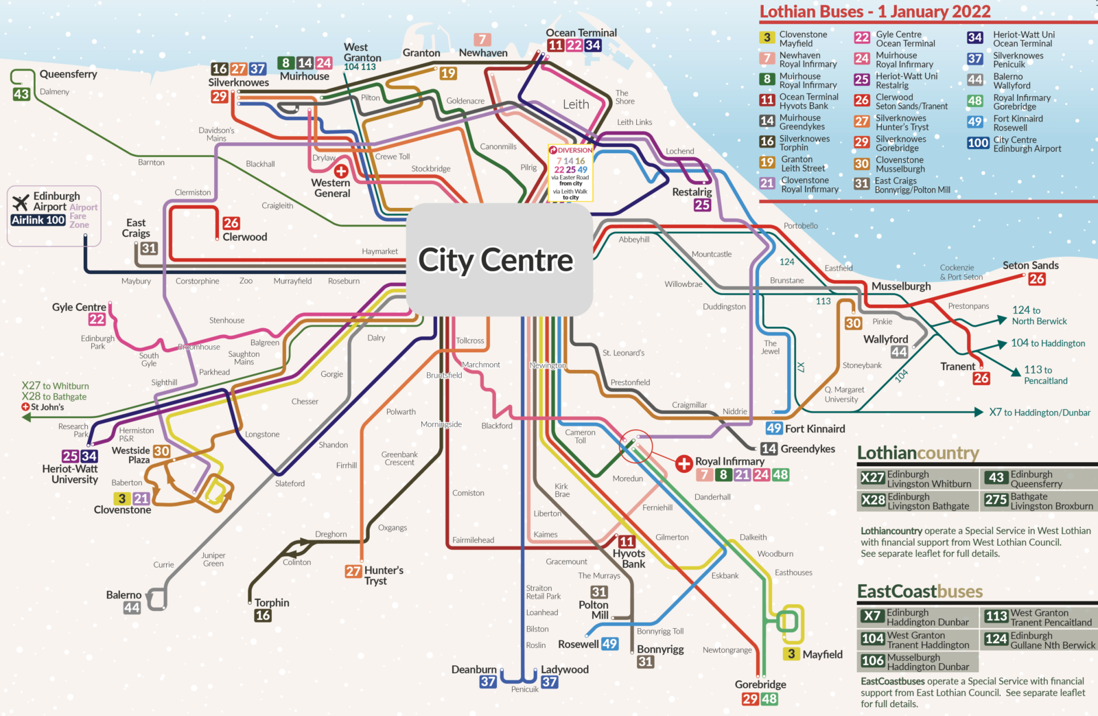 journey planner lothian buses