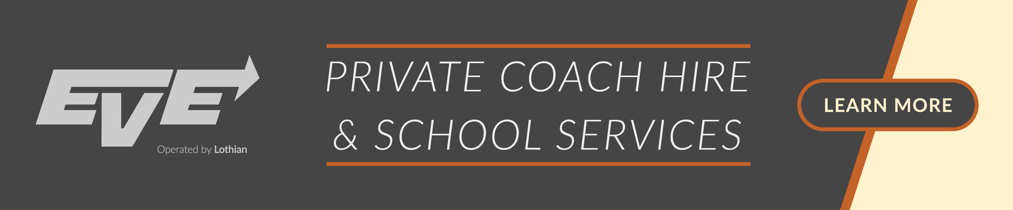 Eve Coaches: Click to learn more about our private coach hire and school services.