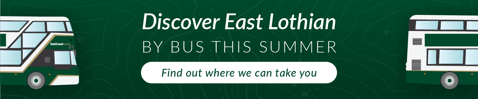 Discover East Lothian by bus this summer. Find out where we can take you.