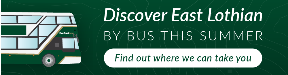Discover East Lothian by bus this summer. Find out where we can take you.