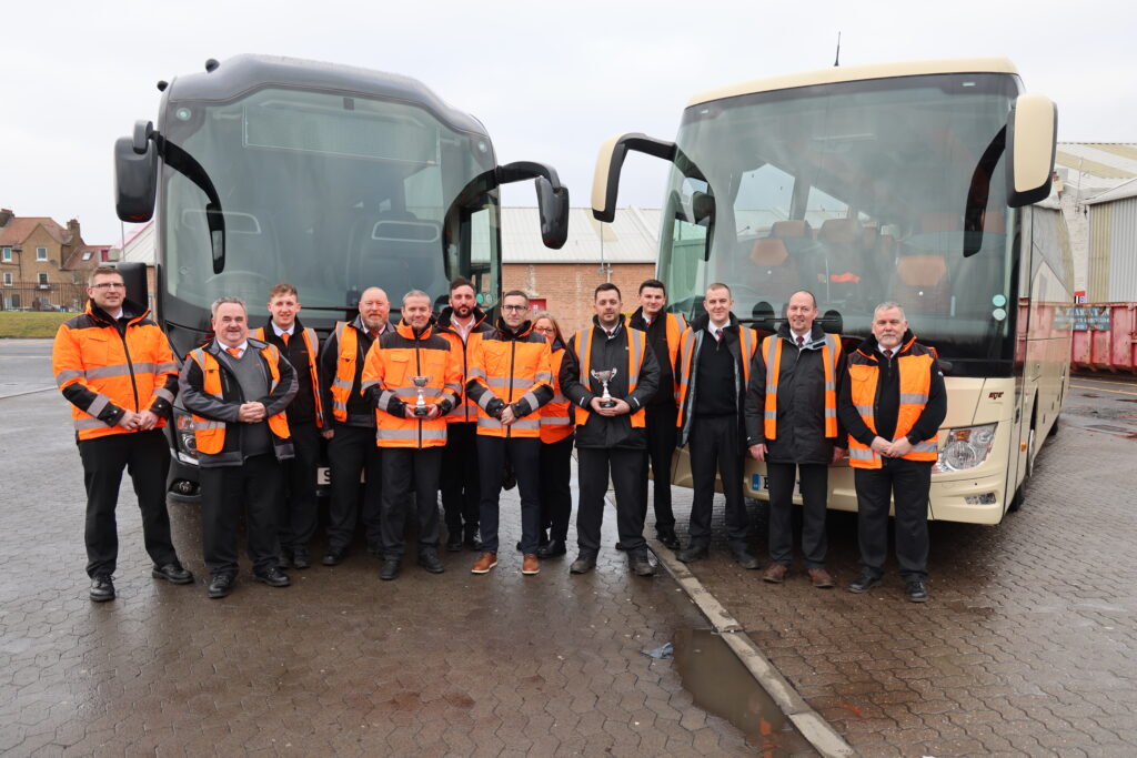 Drivers shine at Lothian’s Coach Driver of the Year<span class='secondary_title'>Lothian Motorcoaches and Eve Coaches drivers show off their skills at our Longstone Depot</span>